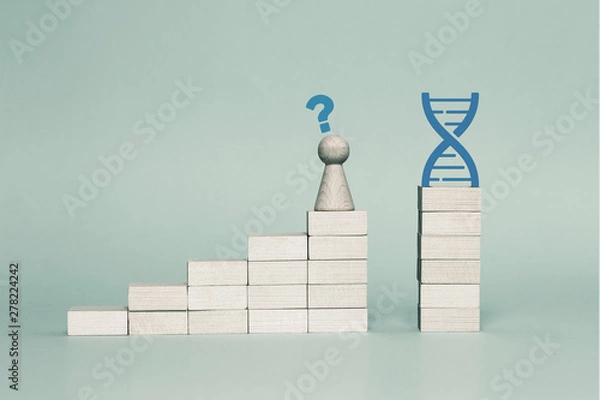 Obraz Steps Incomplete and DNA