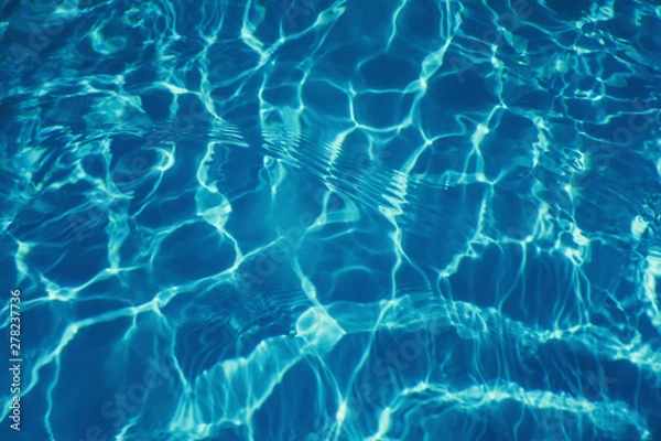 Obraz Basen woda słońce odbicie w tle. Ripple Water.