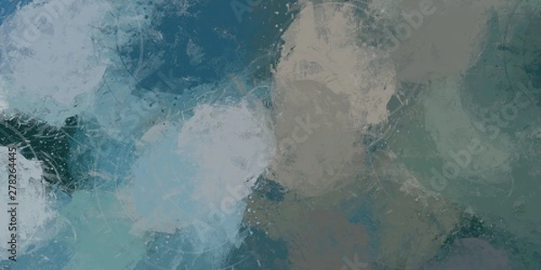 Fototapeta Wall painting. Abstract. Handmade background. Canvas surface. Wide brush. Colorful pattern. Modern art. Oil painting. 2d illustration. Painterly mix. Color texture. 