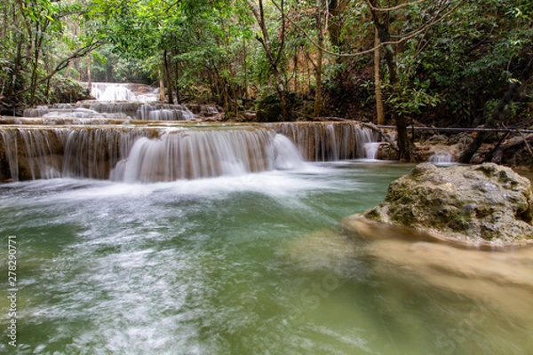 Obraz Huai Mae Khamin waterfall