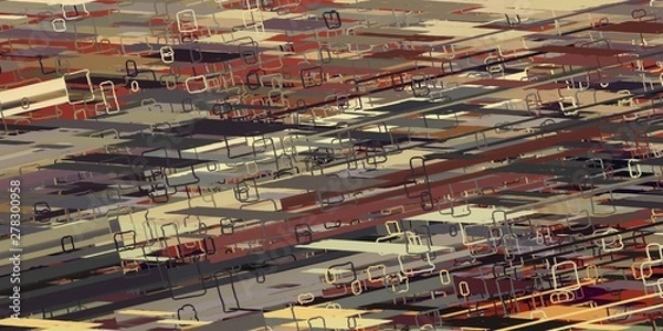 Fototapeta Modern art. Handmade background. Color texture. Backdrop material. Abstract. Canvas surface. Oil painting. Painterly mix. 2d illustration. Wall painting. Wide brush.
