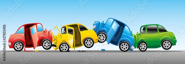 Obraz car accident
