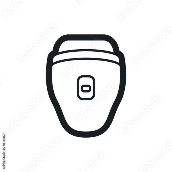 Obraz epilator vector icon