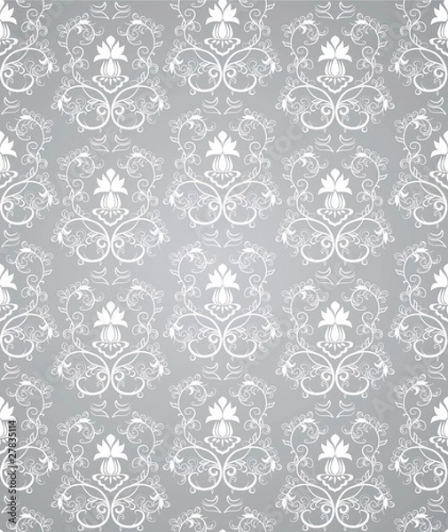 Fototapeta Seamless floral pattern