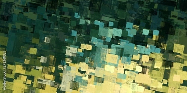 Fototapeta Canvas painting. Colorful background texture. 2d illustration. Texture backdrop. Creative chaos structure.