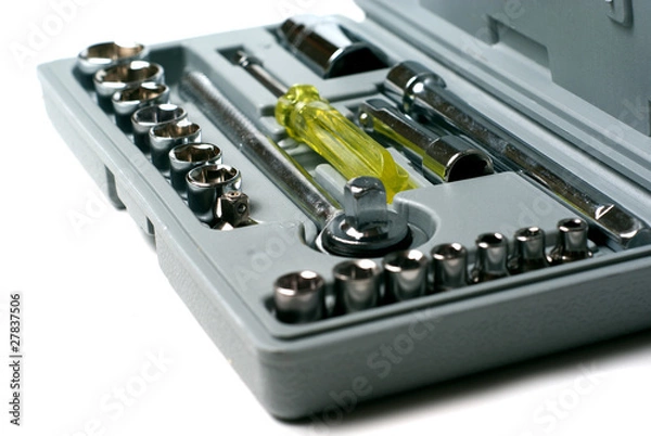Fototapeta End wrench sockets set isooated