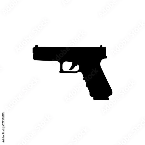 Obraz Gun Icon Vector Illustration Template - Vector