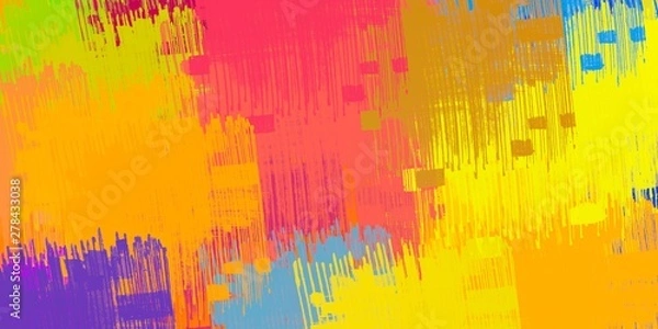 Obraz Canvas painting. Colorful background texture. 2d illustration. Texture backdrop.