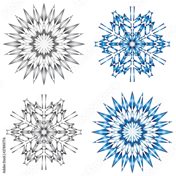 Obraz Eisblumen komplex
