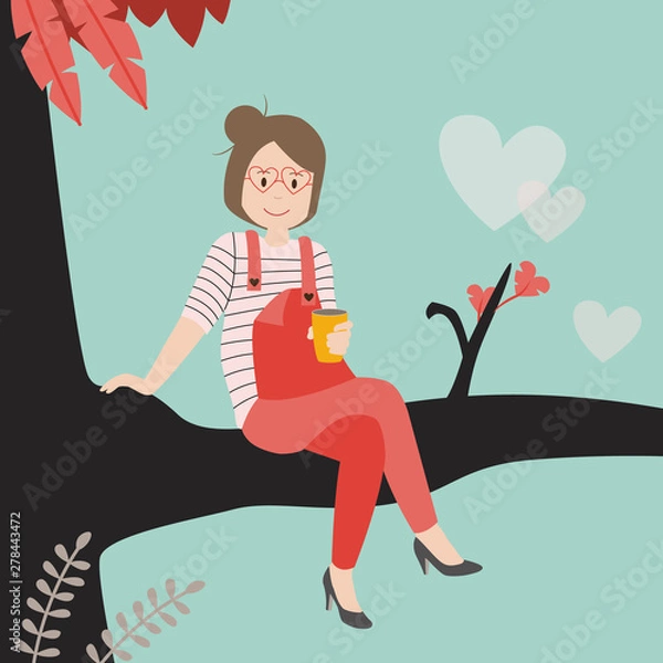 Obraz Kaffee im Baum