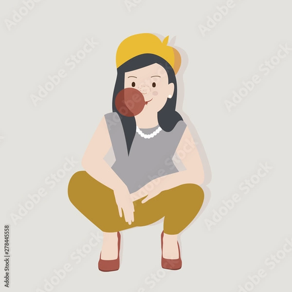 Obraz Kaugummi Blase