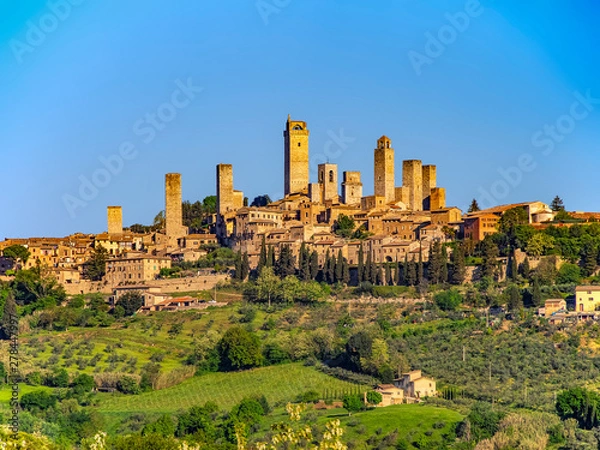 Fototapeta San Gimignano, Tuscany, Italy