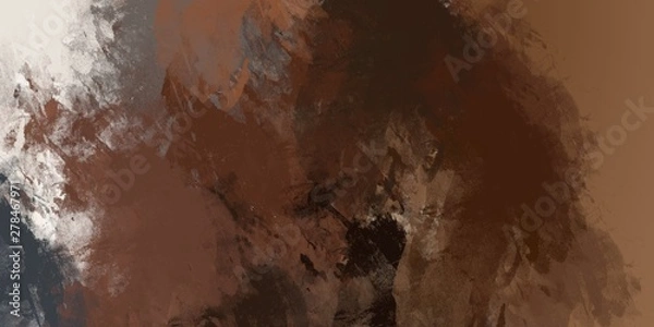 Fototapeta Crazy sketch random pattern. Chaos and variety. Modern art drawing painting. 2d illustration. Digital texture wallpaper. Artistic sketch draw backdrop material. 