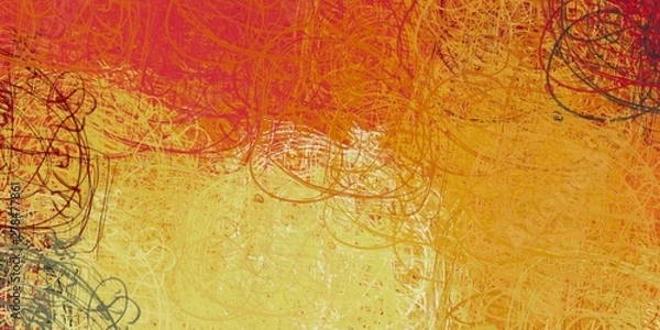 Obraz Abstract sketch random pattern. Chaos and variety. Modern art drawing painting. 2d illustration. Digital texture wallpaper. Artistic sketch draw backdrop material. 