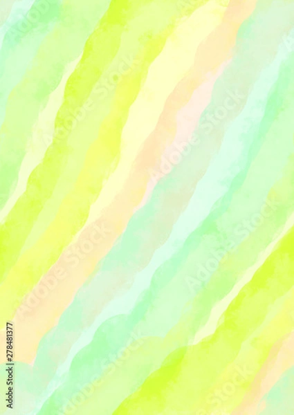 Fototapeta Abstract watercolor background. Oblique lines. Design for packaging, wallpaper, textiles, stationery.