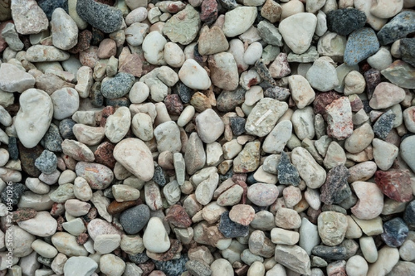 Obraz photo background of rounded pebbles and granite