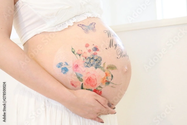 Fototapeta マタニティーペイント