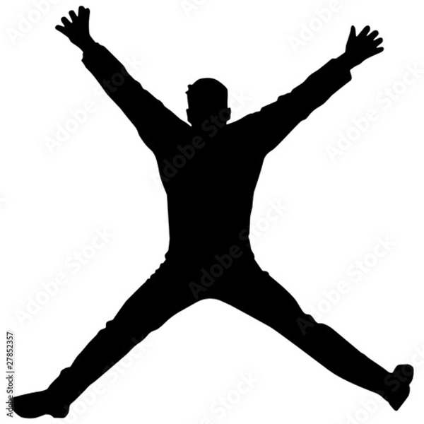 Obraz jumping man