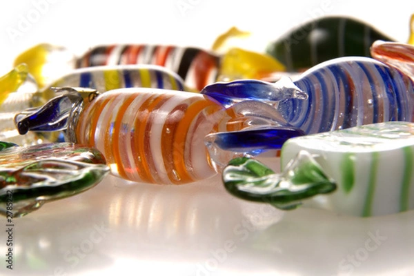 Obraz glas candies sideview