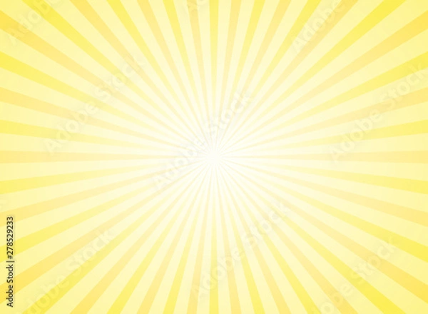 Obraz Sunlight abstract background. Powder yellow color burst background.
