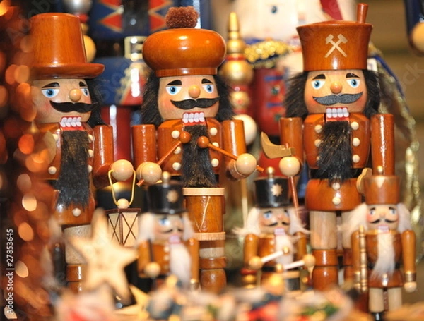 Obraz Nußknacker auf dem Weihnachtsmarkt