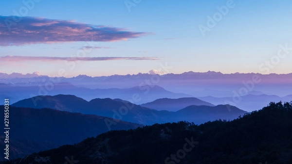 Obraz misty Mountains