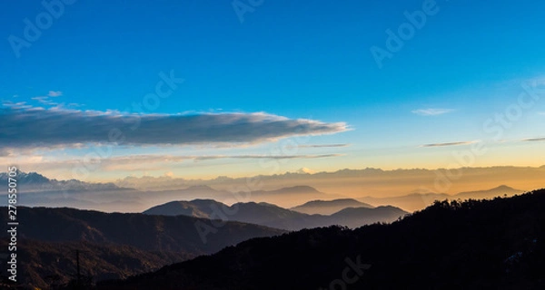 Obraz misty Mountains