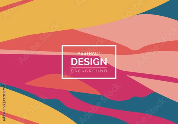 Fototapeta Abstract pop art color paint splash pattern background. Vector overlay geometric design 