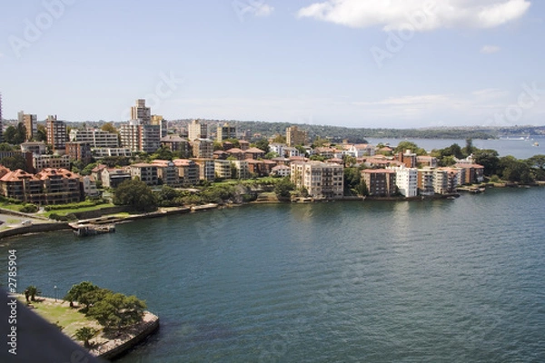 Fototapeta north sydney apartments on the waterfront