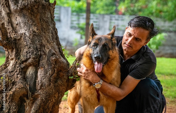 Obraz German Shepherd in Garden