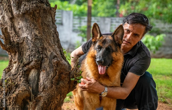 Obraz German Shepherd in Garden