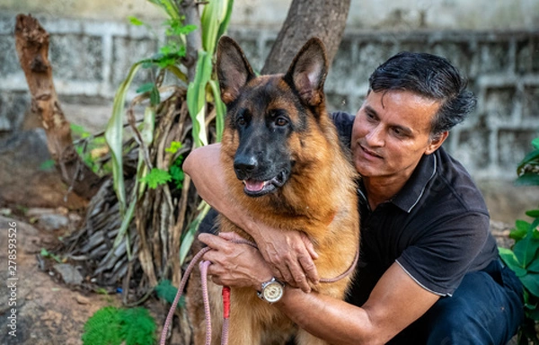 Obraz German Shepherd in Garden
