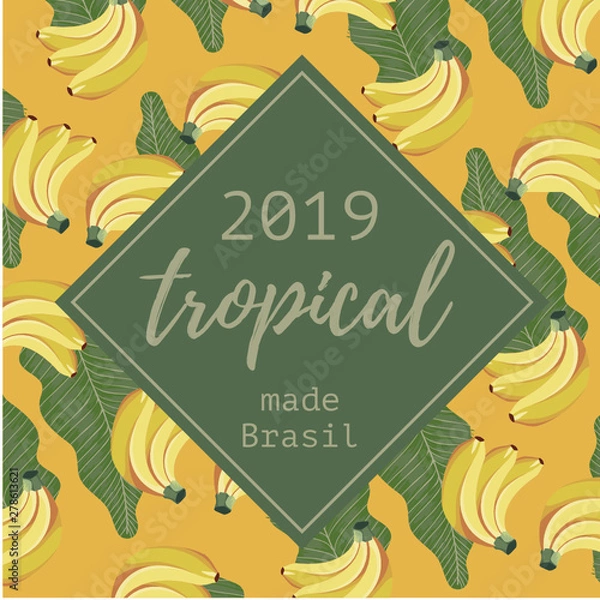 Obraz Tropical Bananas Brasil