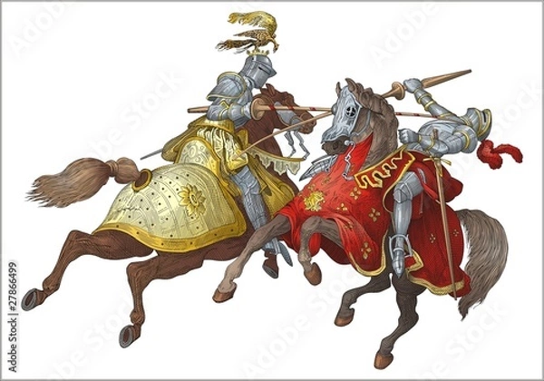 Obraz Knights tournament  vector