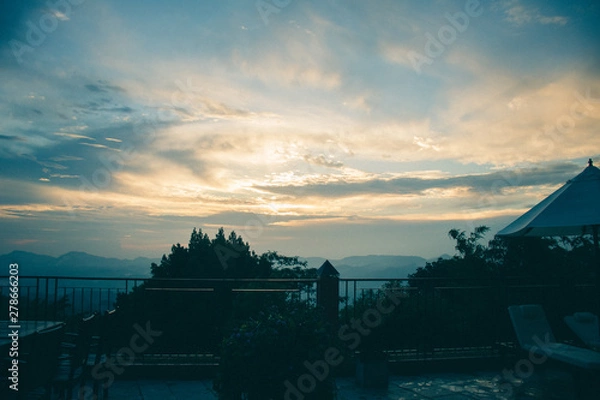 Obraz sunset in kandy