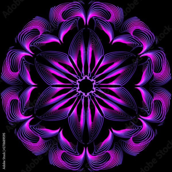 Fototapeta Multicolored Mandala
