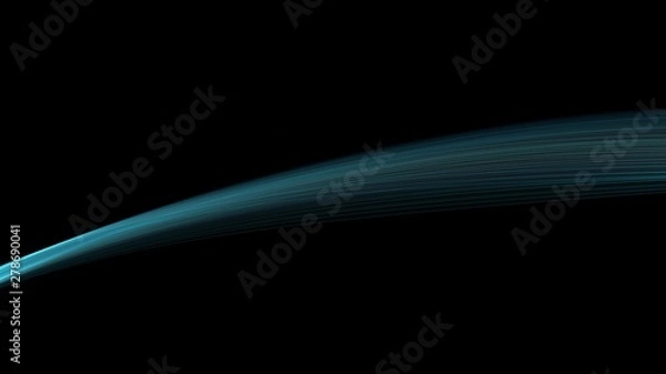 Obraz Multicolored Light Wave Background