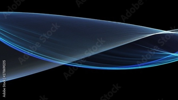 Obraz Multicolored Light Wave Background