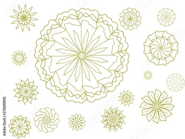 Obraz seamless floral pattern with flowers