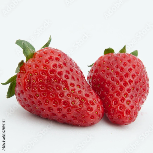Obraz Zwei Erdbeeren
