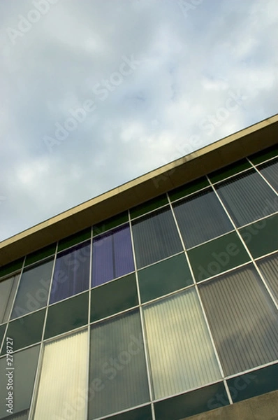 Obraz colored glass and clouds