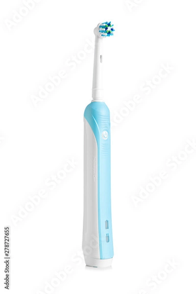 Obraz Electric toothbrush isolated on a white background