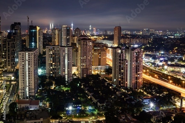 Obraz Kuala Lumpur by night