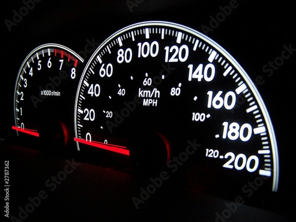 Obraz digital speedometer