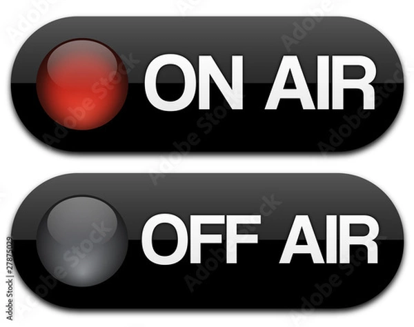 Obraz On Air Off Air Buttons