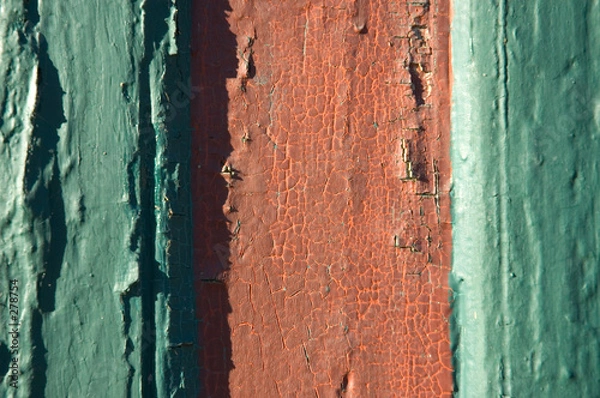 Obraz red green paint