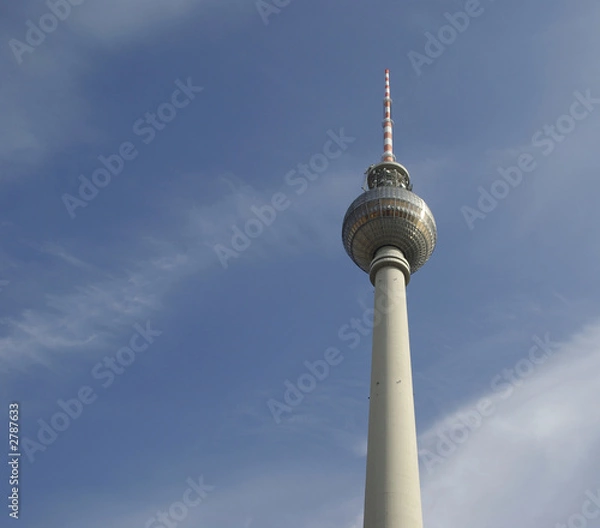 Fototapeta fernsehturm in berlin
