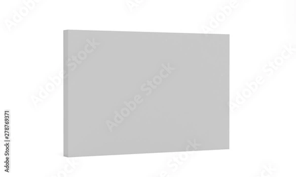 Fototapeta 3d render 2x3 backdrop mockup. Realistic isolated template for you