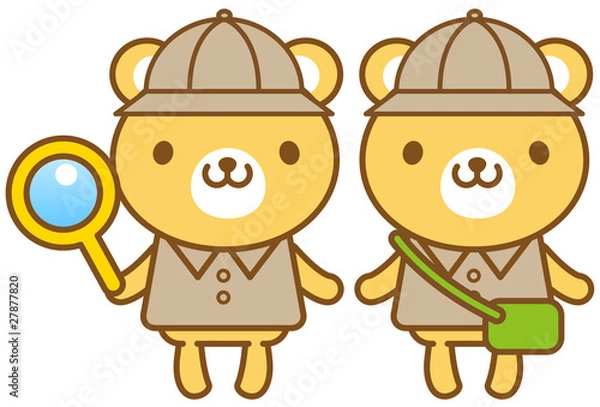 Fototapeta くま　探検