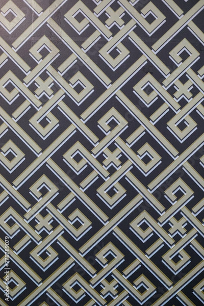 Fototapeta metal grid background